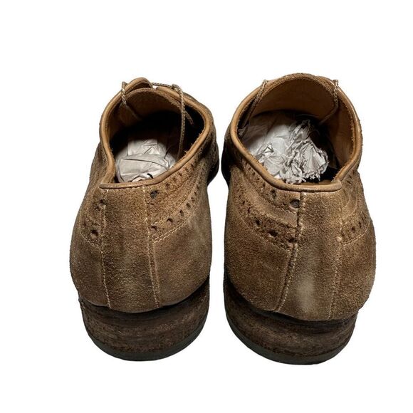 Men’s Harris 1813 Barney’s New York dress shoes Brown rustic color-way size 11 - Picture 4 of 9